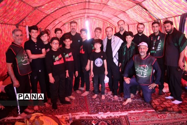 حضور معاون پرورشی و فرهنگی آموزش و پرورش در موکب عشاق الحسین سازمان دانش‌آموزی در کربلای معلی