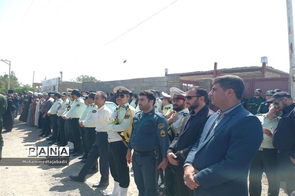 مراسم تشییع و خاکسپاری شهید سرگرد داوود صبوری در سبزوار