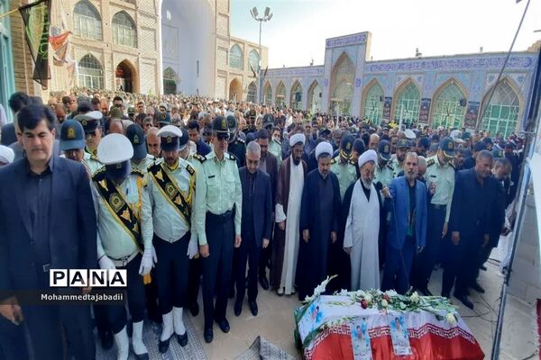 مراسم تشییع و خاکسپاری شهید سرگرد داوود صبوری در سبزوار