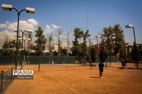 بازدید مسئولان ورزش کشور از اردوی تیم ملی تنیس