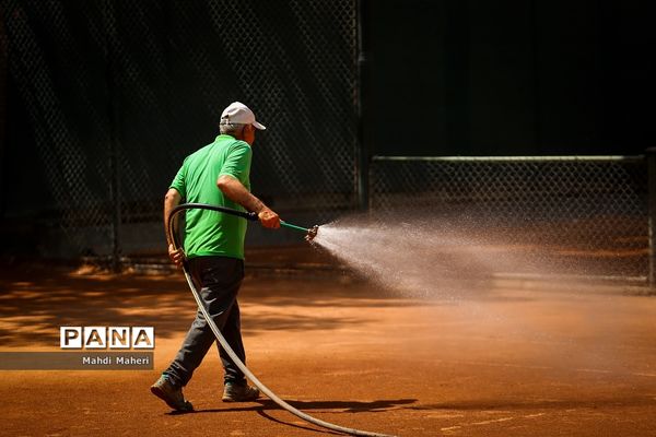 بازدید مسئولان ورزش کشور از اردوی تیم ملی تنیس