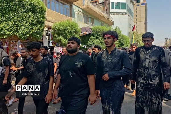 نمایش عشق و ایمان به امام حسین(ع) در راهپیمایی اربعین حسینی