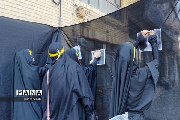 موکب دانش‌آموزی اربعین‌حسینی در شهرستان فیروزکوه