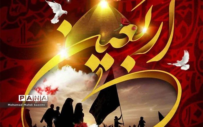 دانش‌آموزان خط مقدم پیاده‌روی اربعین حسینی هستند