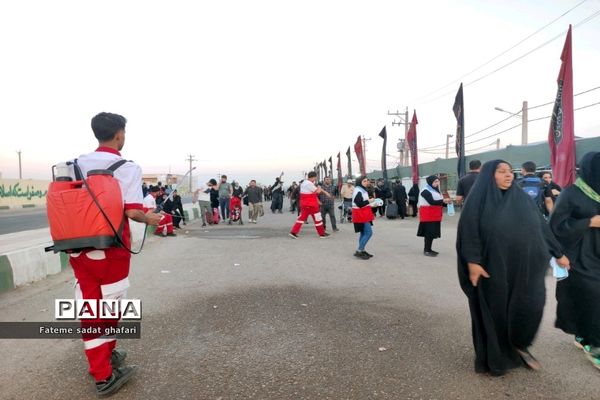 راهپیمایی اربعین در کربلا