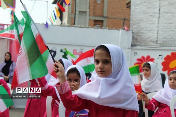 مانور بازگشایی مدارس در ساری