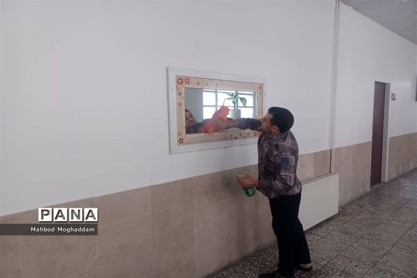 آماده سازی دبیرستان شهیده قزوینی منطقه ۱۳ برای بازگشایی در اول مهر