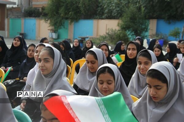 مانور استانی بازگشایی مدارس در ساری