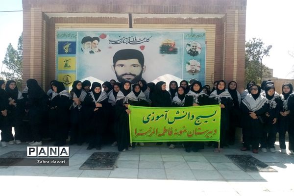 مراسم غبارروبی گلزار شهدا در شهر زیارت