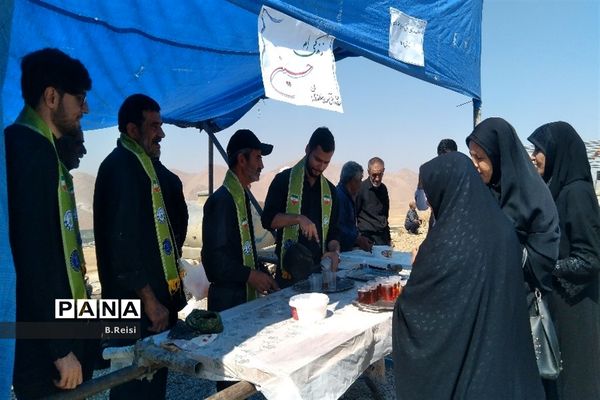 برپایی موکب آموزش و پرورش منطقه لاران  در سورشجان