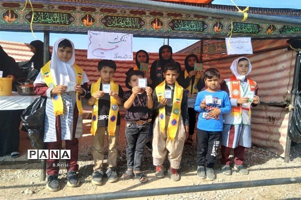 برپایی موکب آموزش و پرورش منطقه لاران  در سورشجان