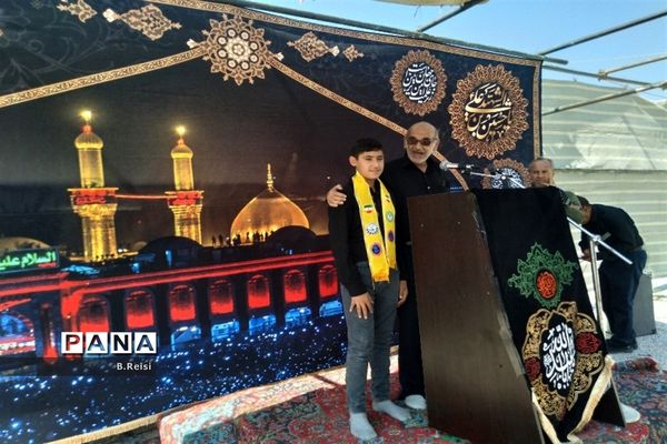 برپایی موکب آموزش و پرورش منطقه لاران  در سورشجان