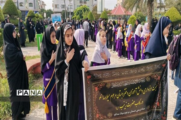 همایش عزاداران اربعین حسینی  با کاروان زینب (س) در جویبار