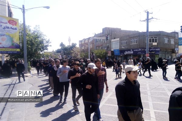 مراسم پیاده روی جاماندگان اربعین حسینی در تربت‌جام