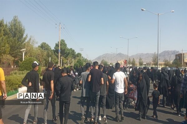 پیاده روی اربعین در شهرستان کاشمر