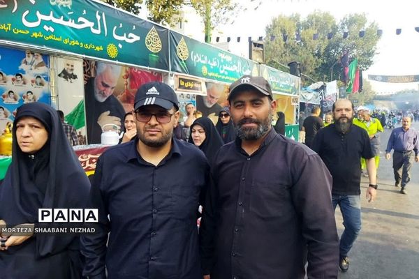 موکب حب الحسین(ع)  فشافویه درمسیر پیاده‌روی جاماندگان اربعین حسینی