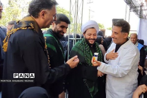 موکب حب الحسین(ع)  فشافویه درمسیر پیاده‌روی جاماندگان اربعین حسینی