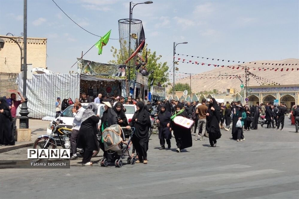 پیاده‌روی جاماندگان اربعین درشیراز