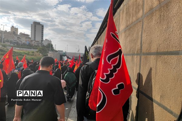 پیاده روی جاماندگان اربعین درشیراز