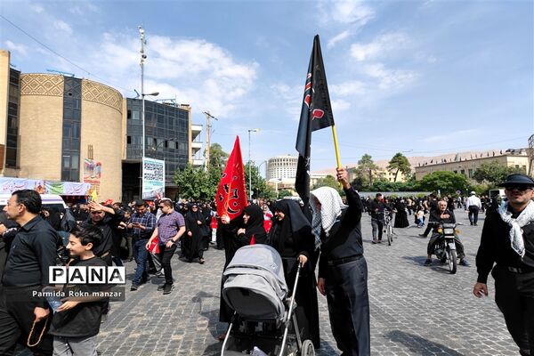 پیاده روی جاماندگان اربعین درشیراز