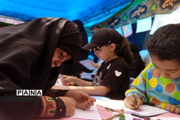 برگزاری موکب دانش‌آموزی