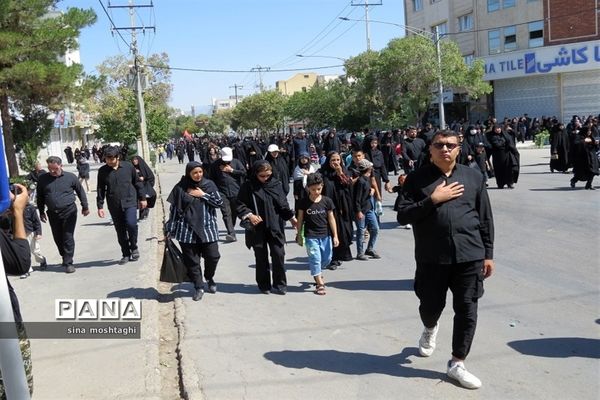 مراسم جاماندگان اربعین حسینی در بجنورد