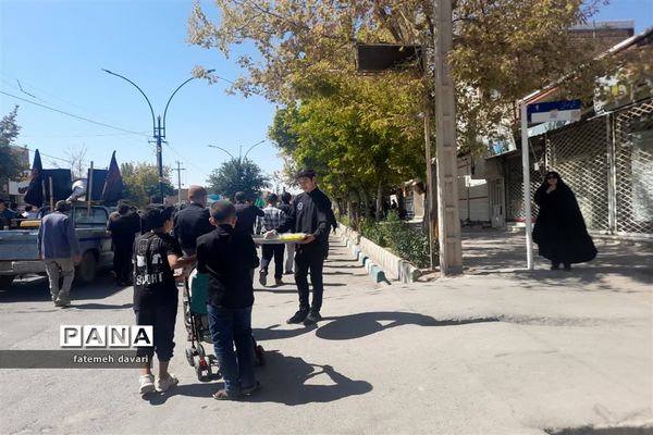 پیاده‌روی جاماندگان اربعین شهرستان فاروج