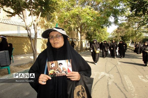 برپایی موکب مراسم جاماندگان اربعین آموزش و پرورش منطقه 16