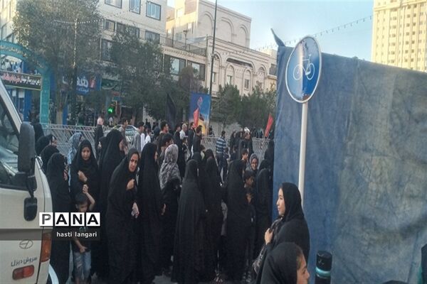 مراسم جاماندگان اربعین حسینی در جوار حرم مطهر امام رضا (ع)