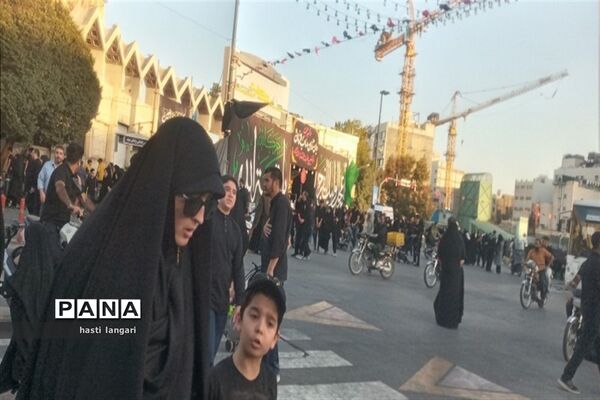 مراسم جاماندگان اربعین حسینی در جوار حرم مطهر امام رضا (ع)