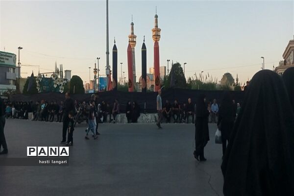 مراسم جاماندگان اربعین حسینی در جوار حرم مطهر امام رضا (ع)