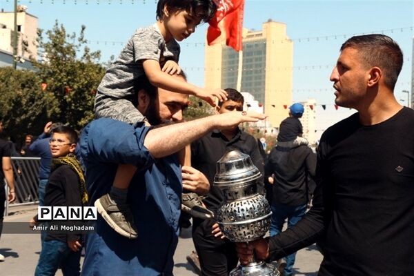 جاماندگان اربعین در پناه رضا(ع)