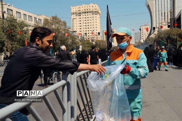 جاماندگان اربعین در پناه رضا(ع)