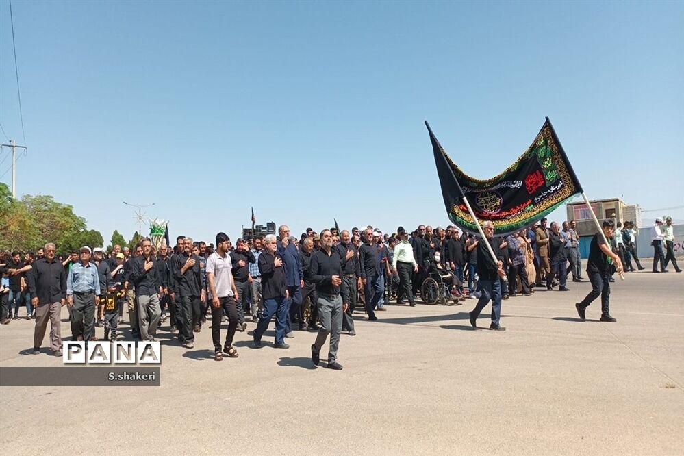 مراسم جاماندگان اربعین در شهرستان جاجرم