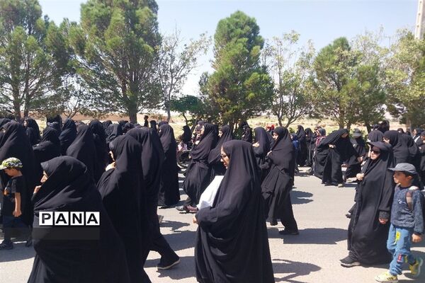 مراسم جاماندگان اربعین در شهرستان جاجرم