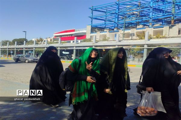 پیاده‌روی جاماندگان اربعین حسینی هیات دخترانه مهدخت