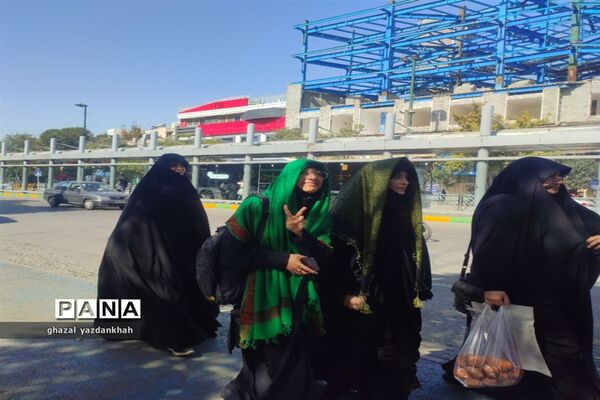پیاده‌روی جاماندگان اربعین حسینی هیات دخترانه مهدخت