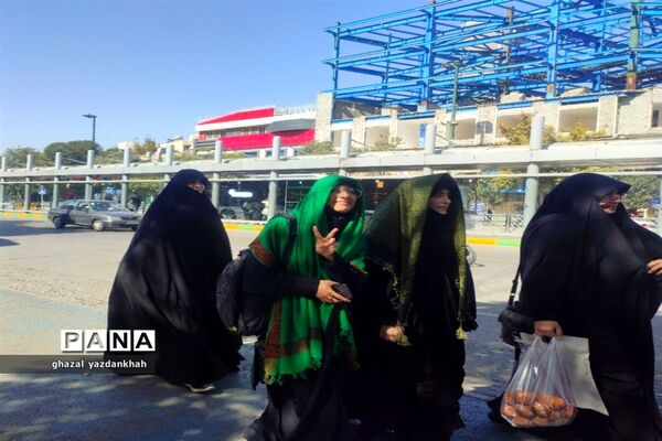 پیاده‌روی جاماندگان اربعین حسینی هیات دخترانه مهدخت