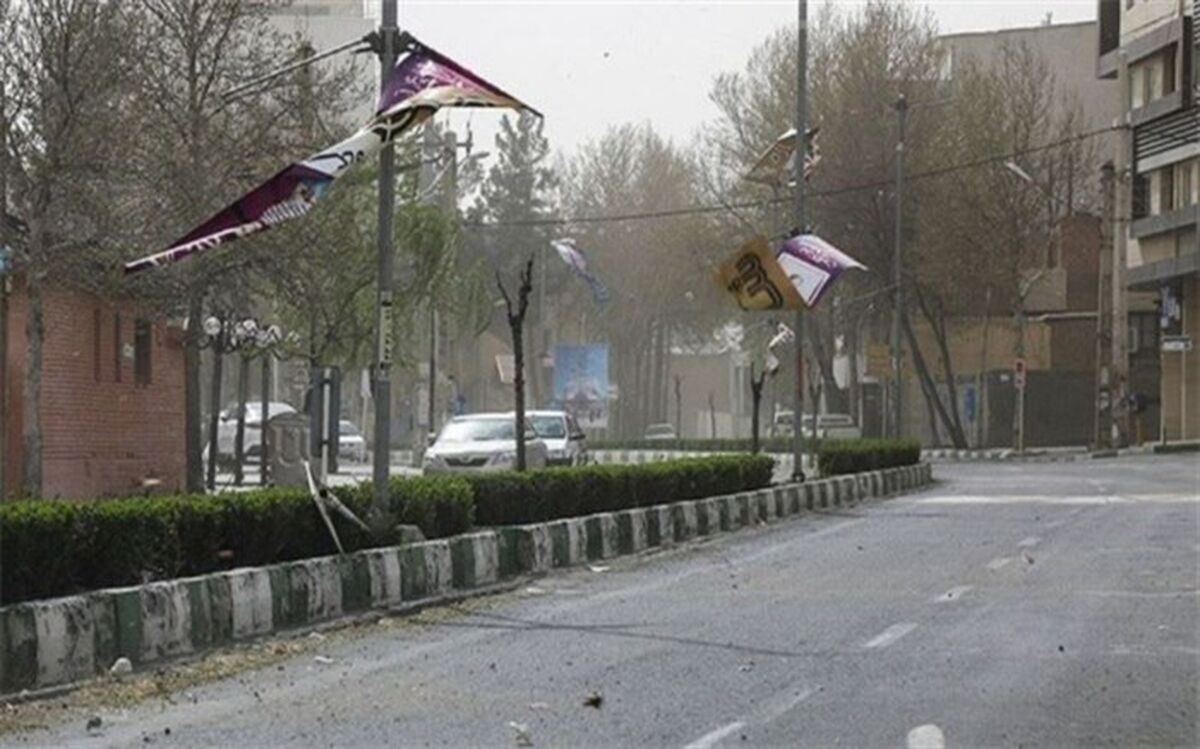 هشدار هواشناسی درخصوص وزش باد شدید و رگبار در ۶ استان کشور