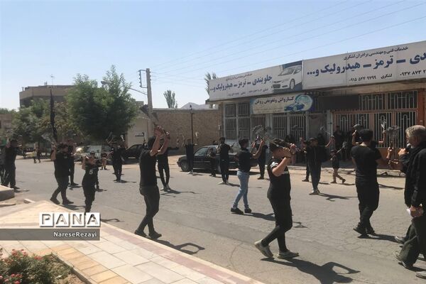 پیاده‌روی جاماندگان اربعین شهرستان کوهسرخ