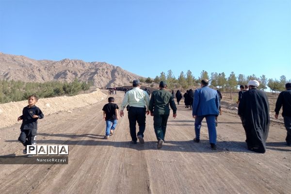 پیاده‌روی جاماندگان اربعین شهرستان کوهسرخ