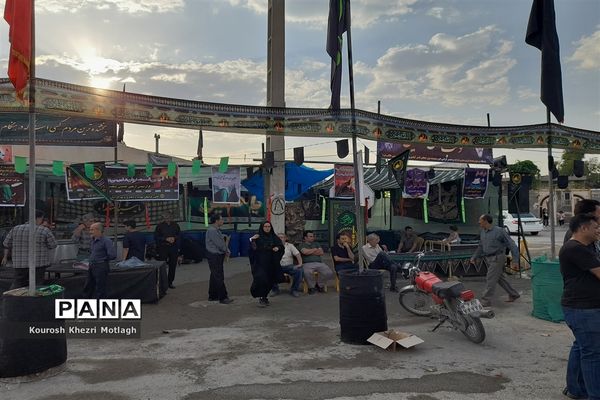 پیاده‌روی جاماندگان اربعین حسینی در شهرستان کازرون