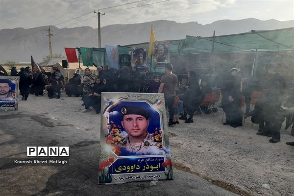 پیاده‌روی جاماندگان اربعین حسینی در شهرستان کازرون