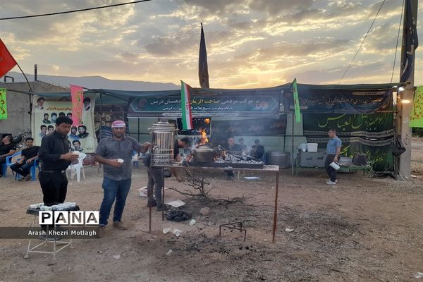 حضور کودکان در پیاده‌روی جاماندگان اربعین حسینی شهرستان کازرون‌