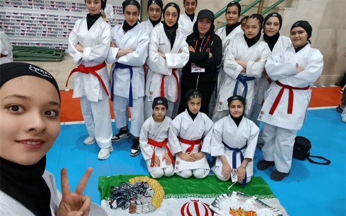 درخشش دختران نوجوان قمی در مسابقات آسیایی کاراته