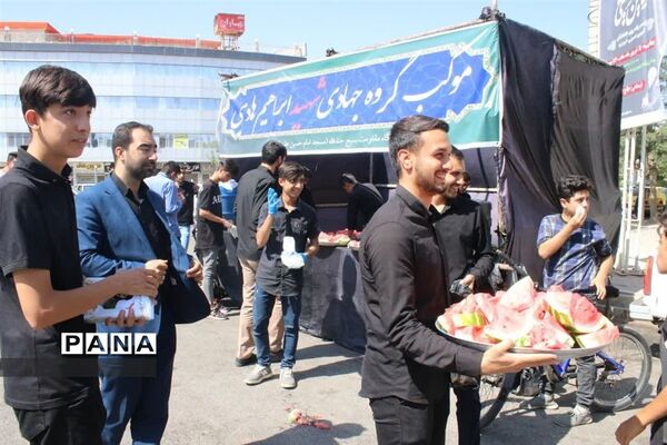 پیاده‌روی جاماندگان اربعین در خرمدره