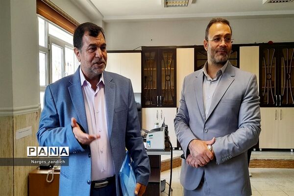 بازدید رئیس گروه دوره‌های سوادآموزی از مدارس ملارد