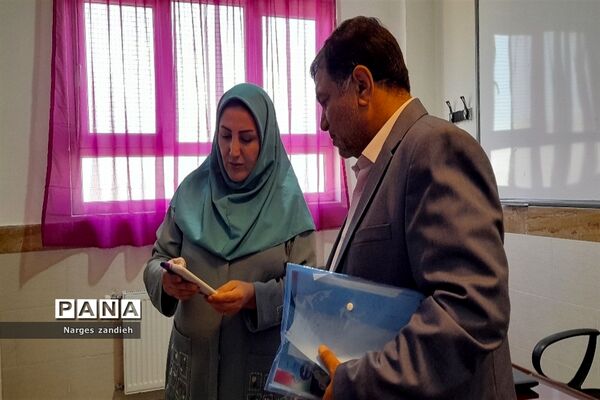 بازدید رئیس گروه دوره‌های سوادآموزی از مدارس ملارد