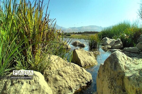 سد آبی خاکی روستای درکه در استان کرمانشاه