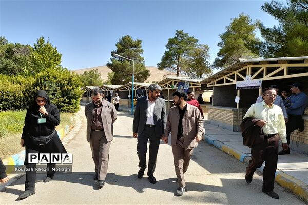 بازدید مسئولان استانی از روند مسابقات استانی المپیاد رویش در اردوگاه شهید دستغیب شیراز
